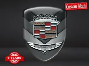Cadillac Emblemi Silicone Logo Gara Stile Sport Limitato